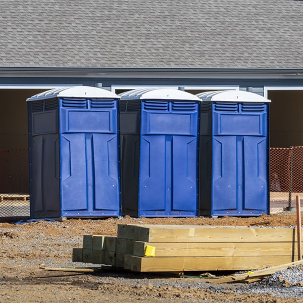 what is the expected delivery and pickup timeframe for the porta potties in Warwick Ohio
